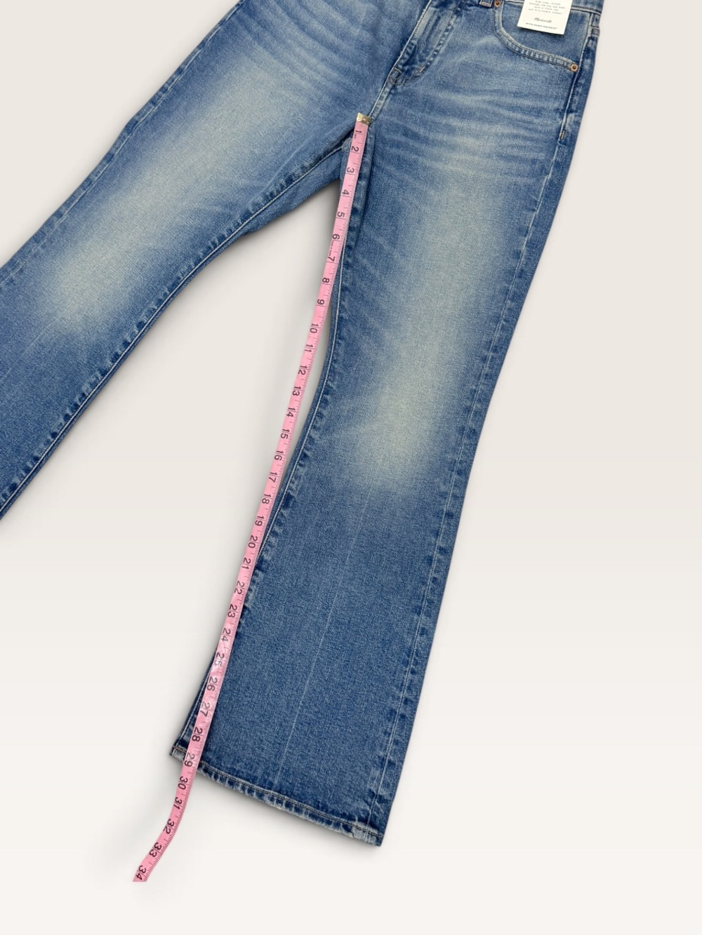 Madewell Size 26 Women’s The Vintage Flare Jean Medium Blue Wash New High Rise - Picture 5 of 13